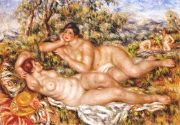 Les grands baigneurs (les nymphes)