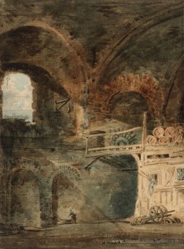 Les ruines des bains de l'empereur Julian, Hôtel de Cluny, Paris