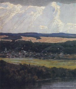 Vue de Tarusa de High Oka Bank