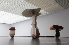 Triple champignons géants