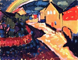 Murnau avec arc-en-ciel