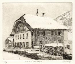 La maison de l'église paroissiale à Vers-l'Eglis - à Canton Vaud