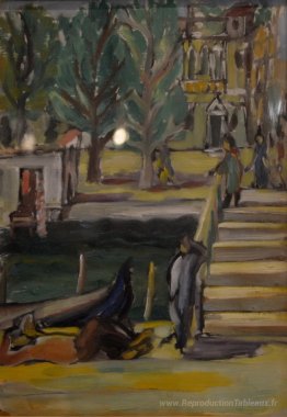 Paysage avec pont