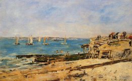 Villeville, le rivage