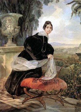 Portrait de la princesse Ye. P. Saltykova