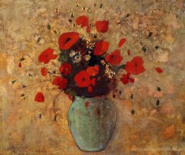 Vase de coquelicots