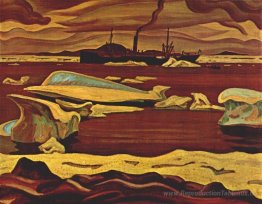 Le Beothic à Bache Post, Ellesmere Island