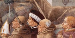 Prêcher aux oiseaux et bénédiger Montefalco (détail)
