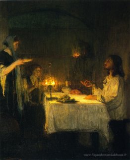 Christ au domicile de Marie et Martha