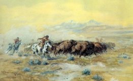 La chasse aux buffles