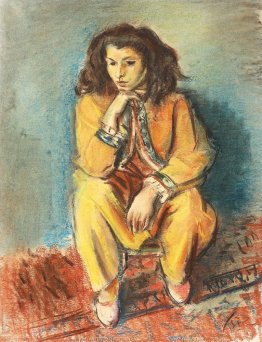 Tatar femme en jaune