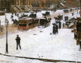 Cinquième Avenue en hiver