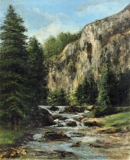 Étude du paysage avec cascade