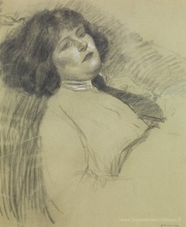 Portrait de la fille de l'artiste