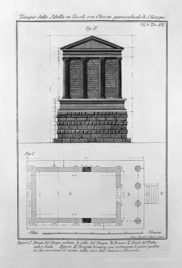 FACADE ET LE SIDE DU TEMPLE DE LA SIBLY À TIVOLI