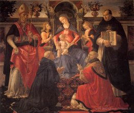 Madonna et l'enfant intronisés avec Saint-Dionysius, Aeropagita,