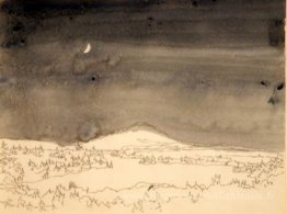 Sans titre (étude de scène de nuit)