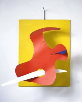 Forme contre jaune (panneau jaune)