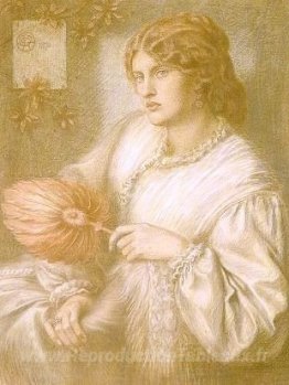 Femme avec un fan
