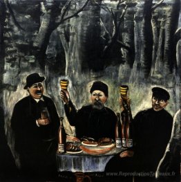 La fête des citoyens dans une forêt