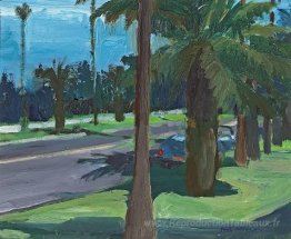 Paysage avec des arbres, Santa Monica