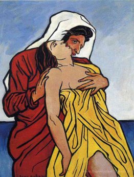 Homme et femme au bord de la mer