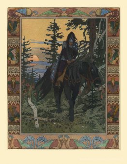 Illustration pour le conte de fées "Vasilisa The Beautiful"