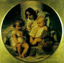 Un enfant apprenant à lire