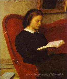Le lecteur (Marie Fantitin Latour, la sœur de l'artiste)