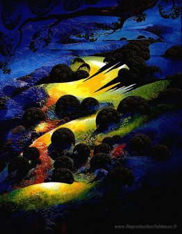 Flamme de coucher de soleil
