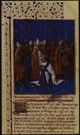 Coronation de Charles VI en 1380 à Reims
