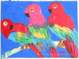 Trois perroquets