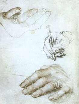 Études sur les mains d'Erasmus de Rotterdam