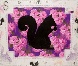 Écureuil magenta