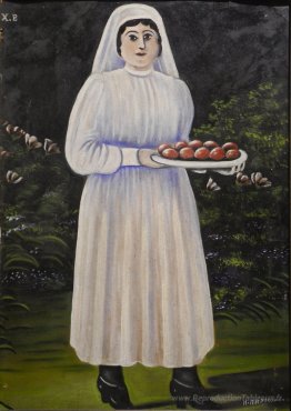 Femme aux œufs de Pâques