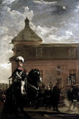 Prince Baltasar Carlos avec le comte duc d'Olivares au Royal Mew