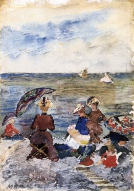 Chiffres sur la plage