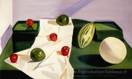 Nature morte avec melon chinois
