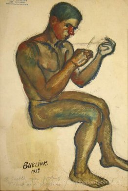 Jeune homme assis (étude au "temps du père")