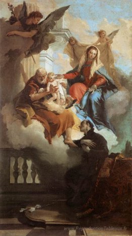 La Sainte Famille apparaissant dans une vision à Saint-Gaetano