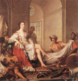 Mademoiselle de Clermont en tant que sultana