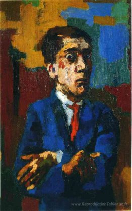 Autoportrait avec des bras croisés