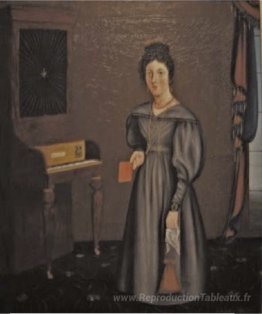 Femme avant un pianoforte