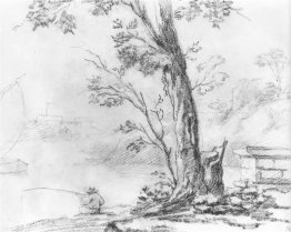 Paysage avec pêcheur