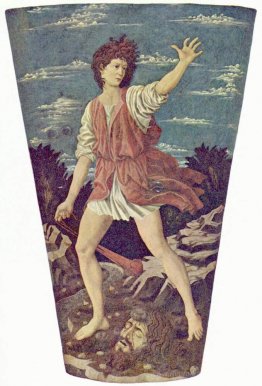 David avec la tête de Goliath