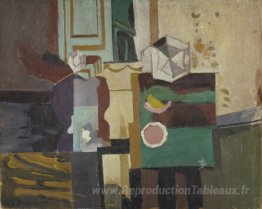 Nature morte sur fond jaunâtre