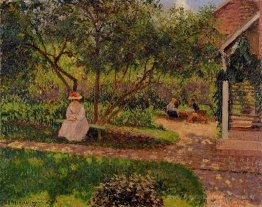 Coin du jardin à Eragny