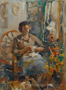 Portrait de la femme de l'artiste, l'artiste Grace Anderson