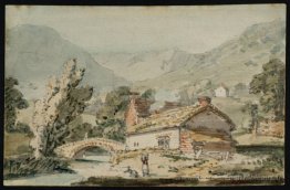Scène dans le Lake District, près de Buttermere