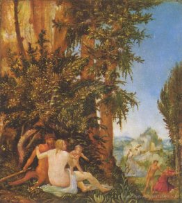 Paysage avec satyrfamilie
